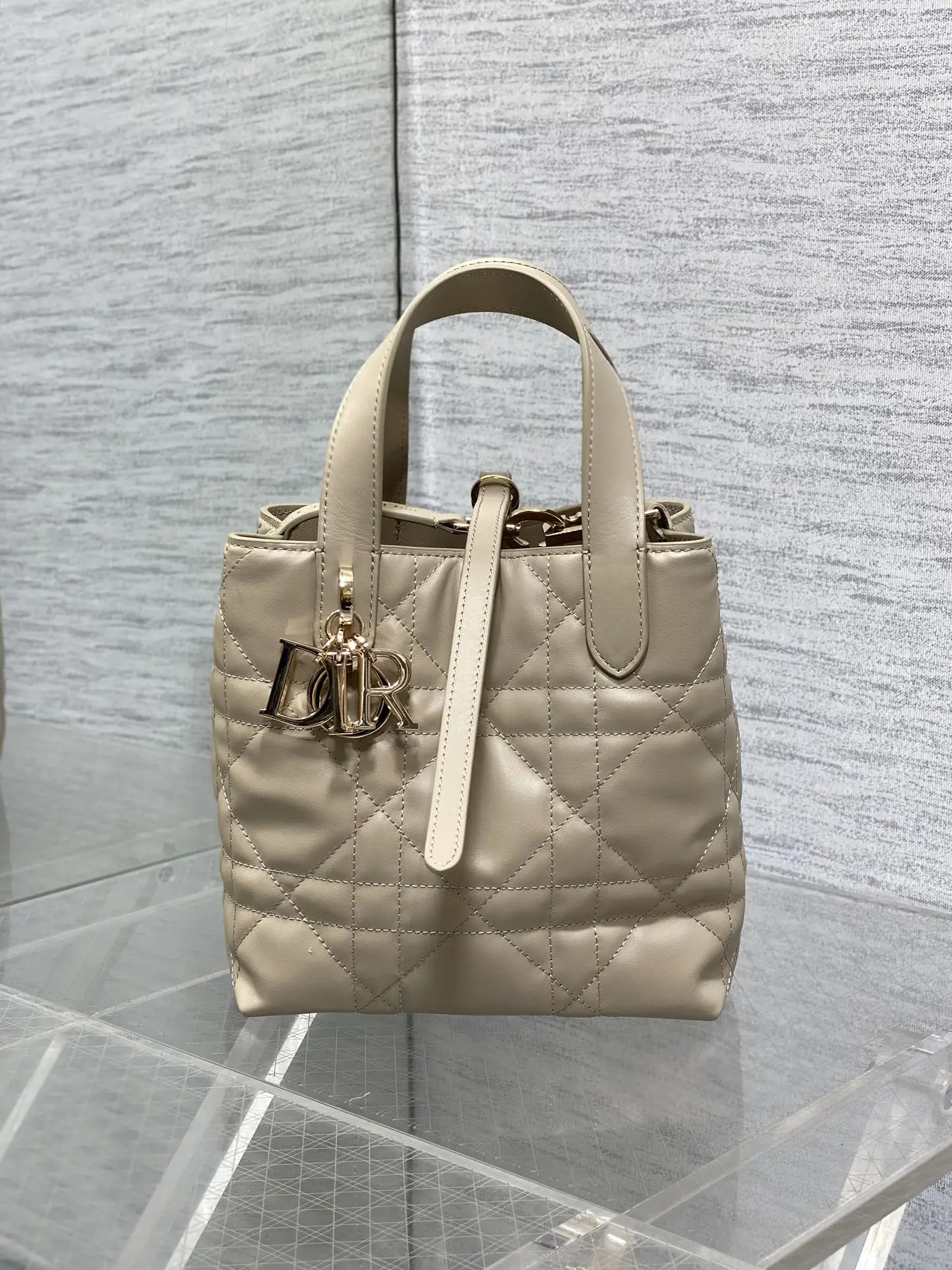 Dior Apricot Toujours Vertical Small Handbag