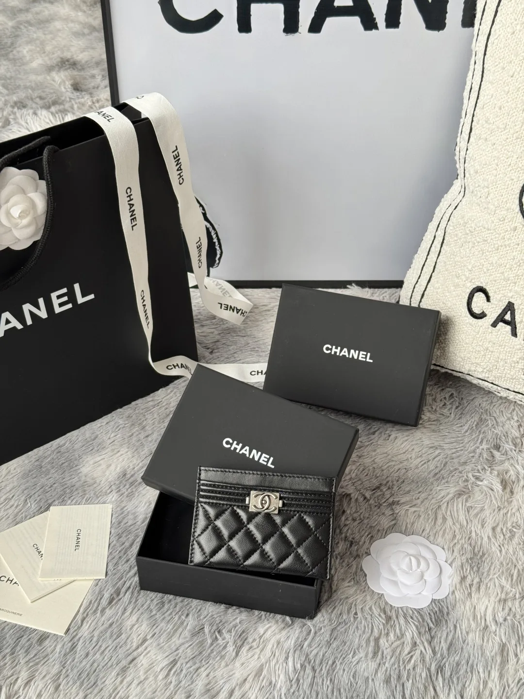 Chanel 84431 New Le Boy Cardholder Chanel 84431 New Le Boy Cardholder