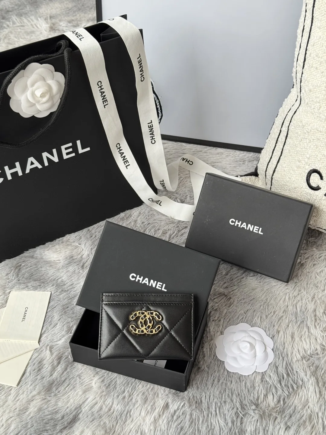 Chanel AP1167 Embroidered Argyle Cardholder Chanel AP1167 Embroidered Argyle Cardholder