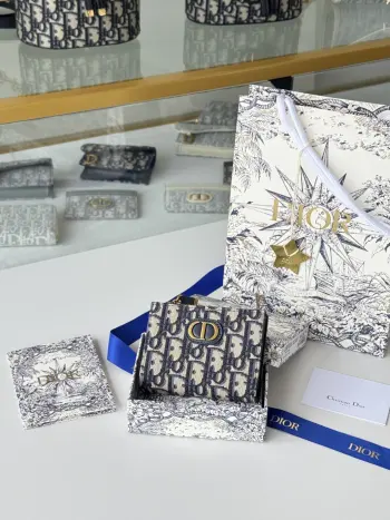 S2197UBHZ_M928 Dior Caro Dahlia Wallet Replica Dior wallets