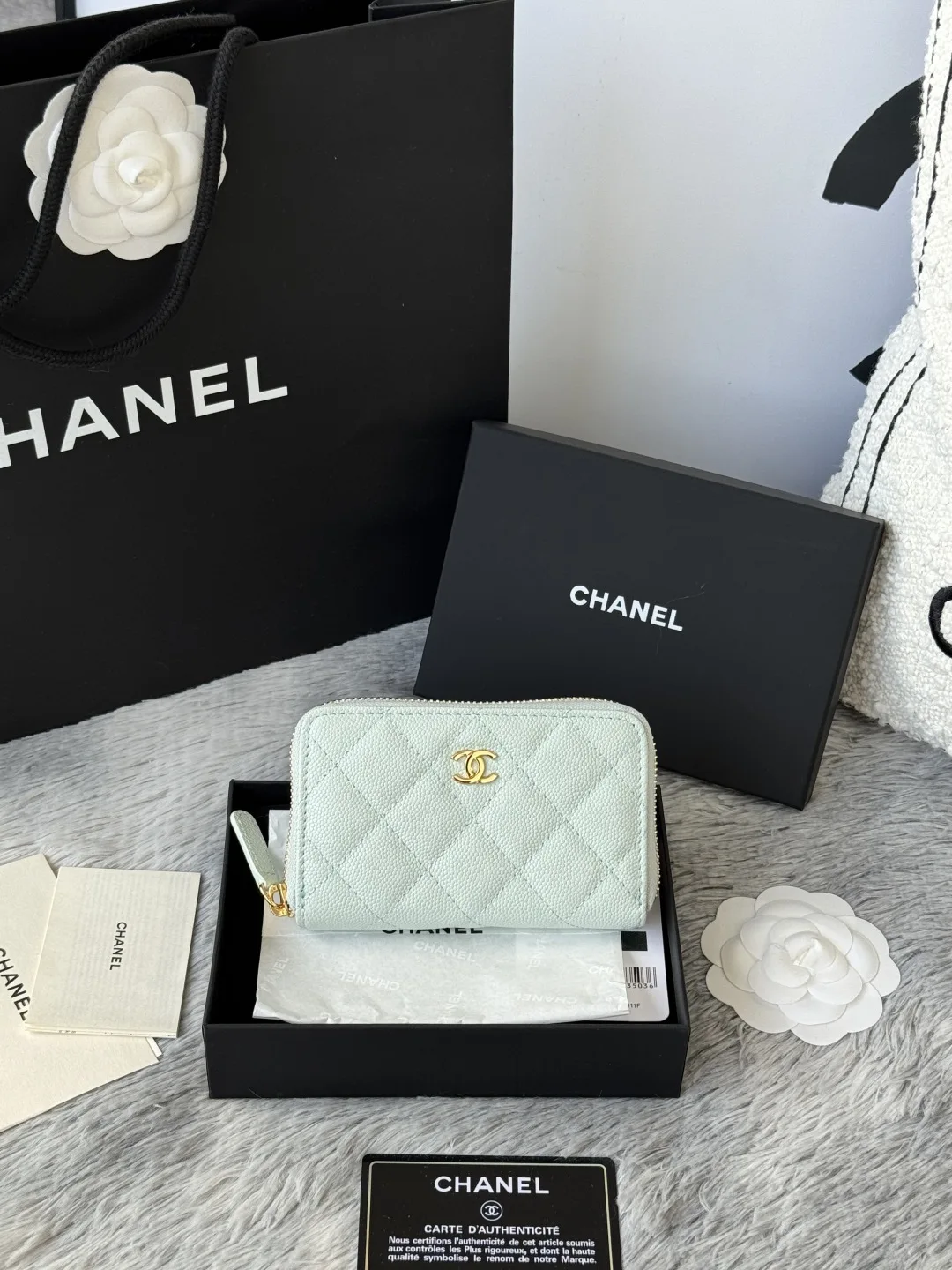 Chanel 3686 Medium Oversized Zipper Pouch