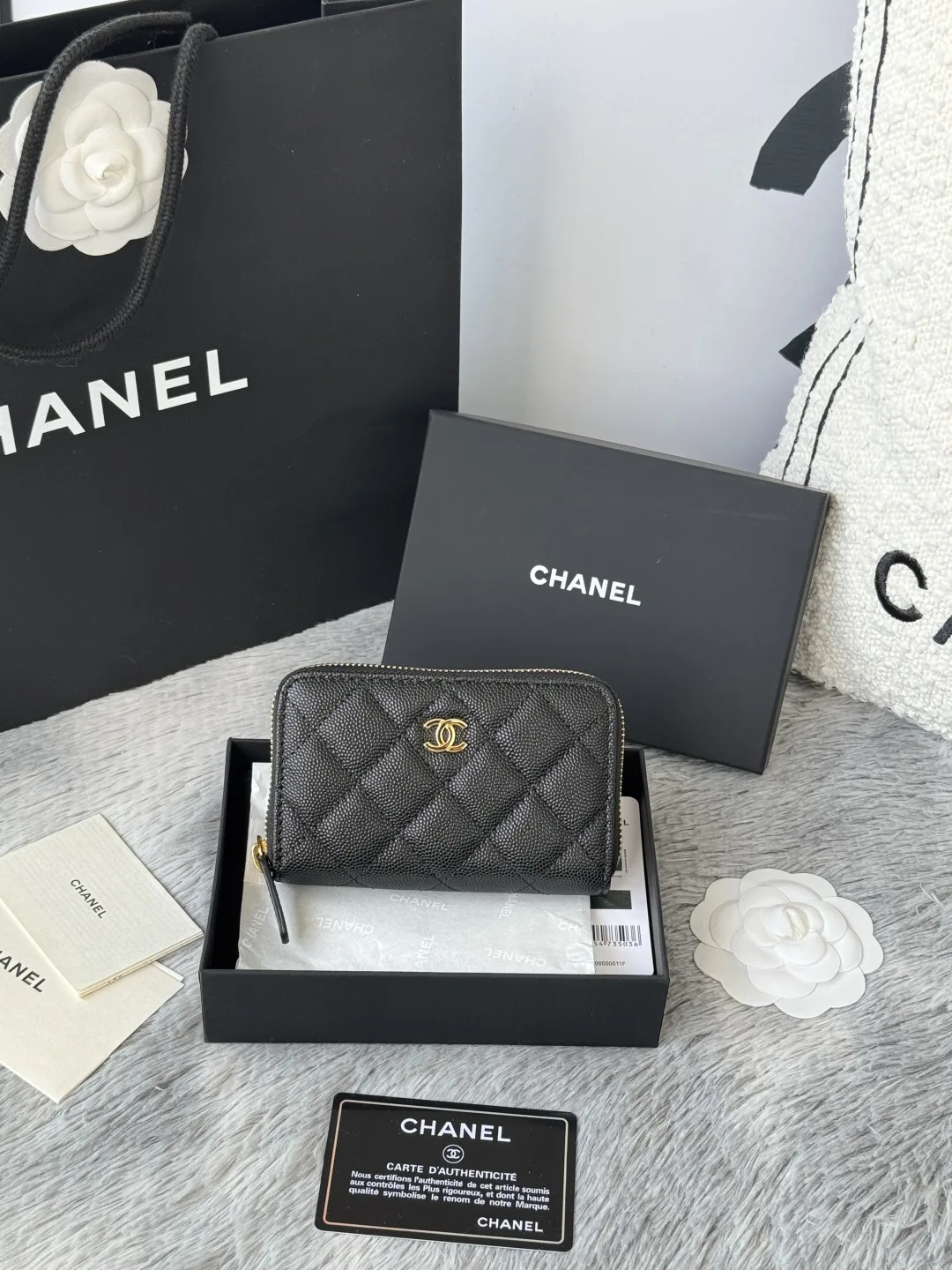Chanel 3686 Medium Oversized Zipper Pouch