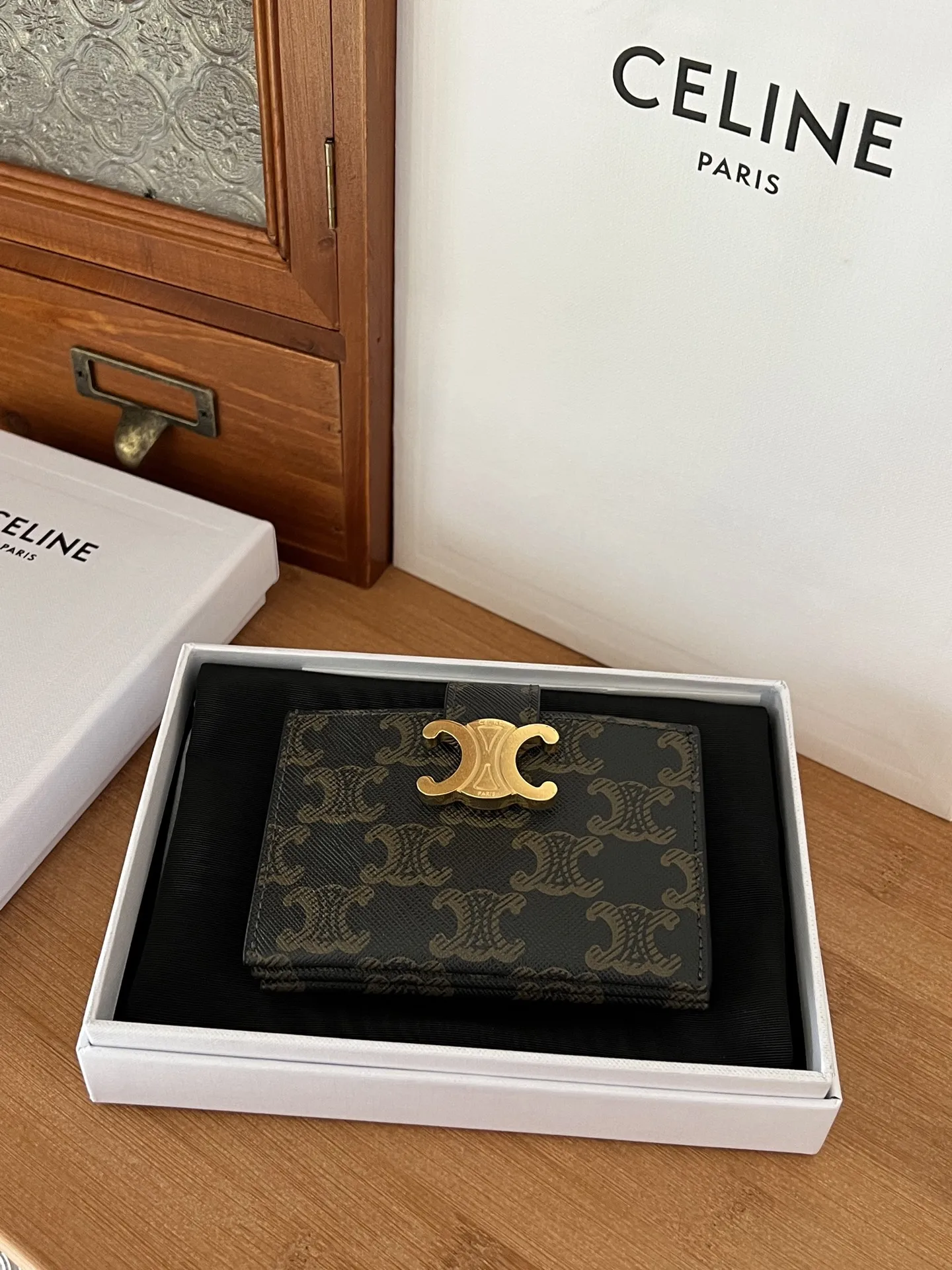 Celine 10N843 ACCORDEON Cardholder