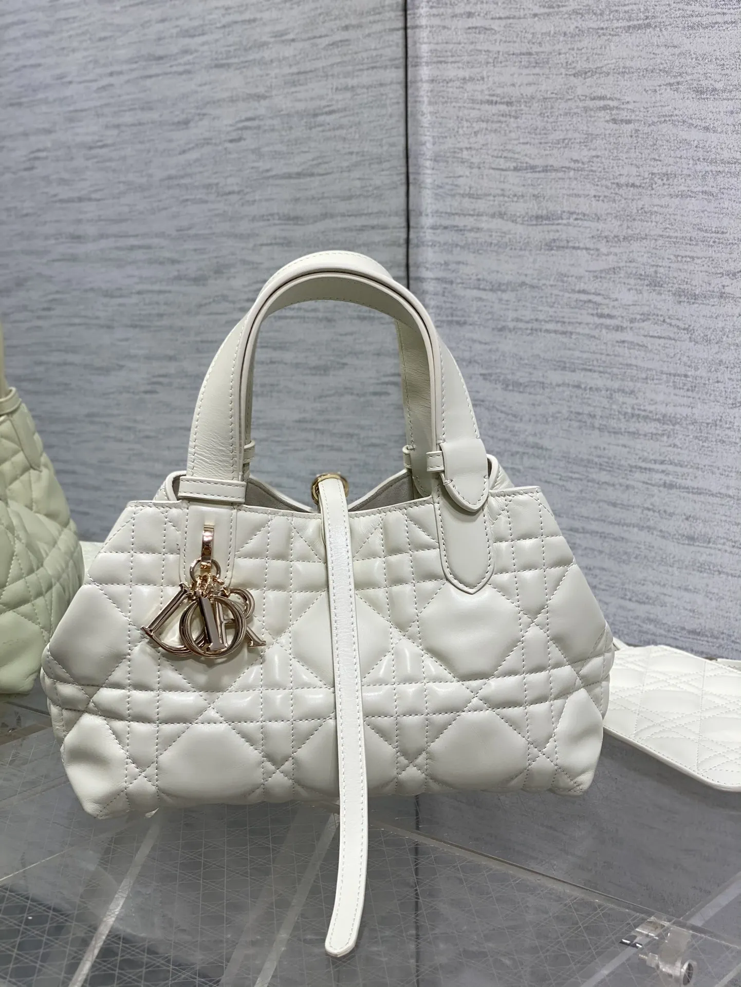 Dior White Toujours Small Handbag Dior White Toujours Small Handbag