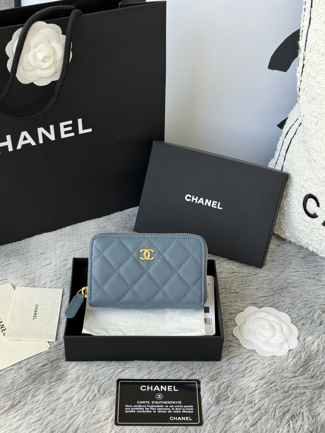 Chanel 3686 Medium Oversized Zipper Pouch