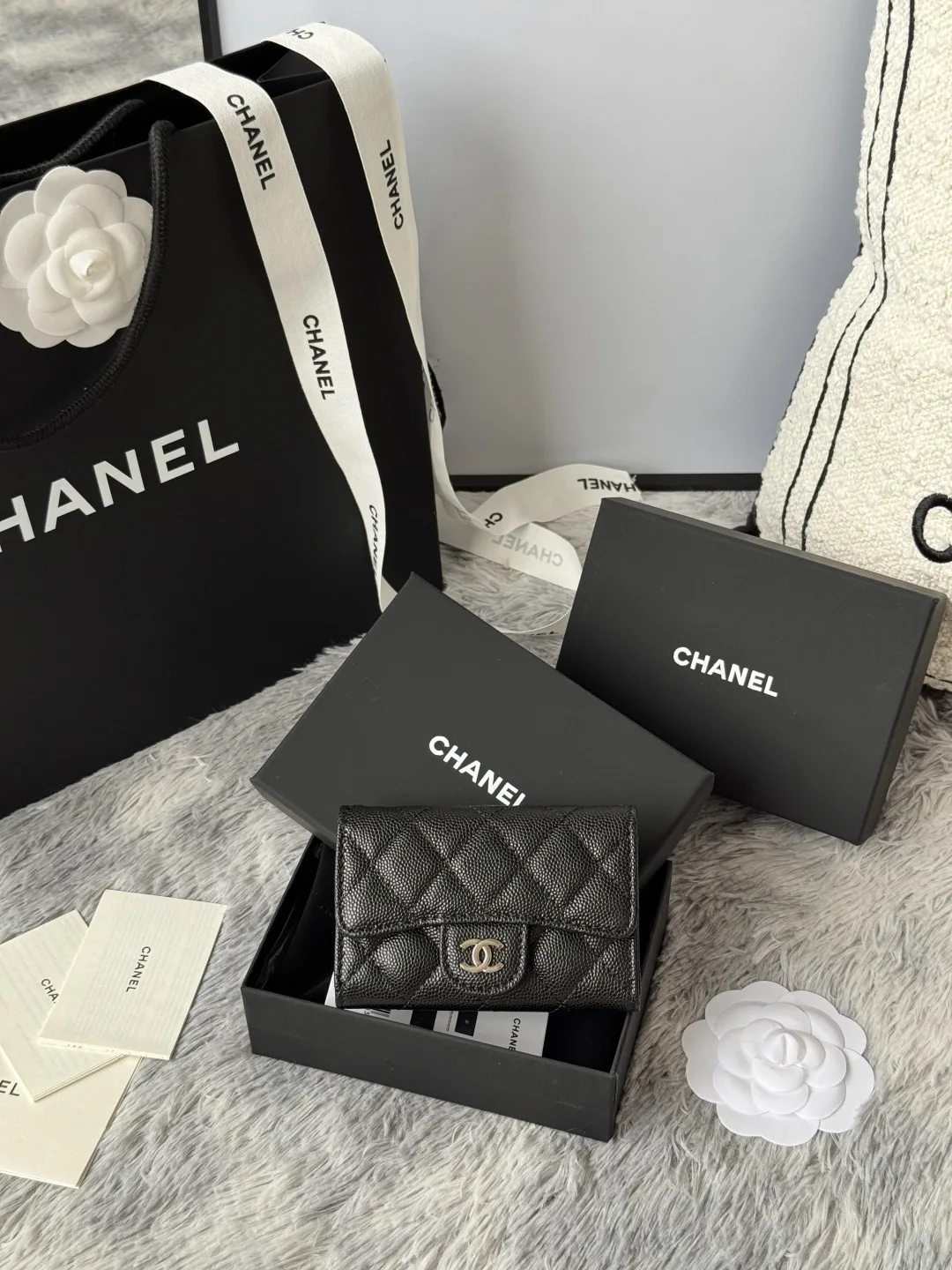 Chanel AP0214 Ball, Caviar, Large Ball Grain, CF Card Holder Chanel AP0214 Ball, Caviar, Large Ball Grain, CF Card Holder