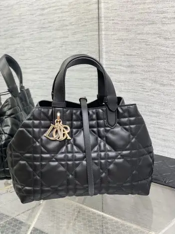 Black Toujours Medium Handbag Replica Dior womens bags