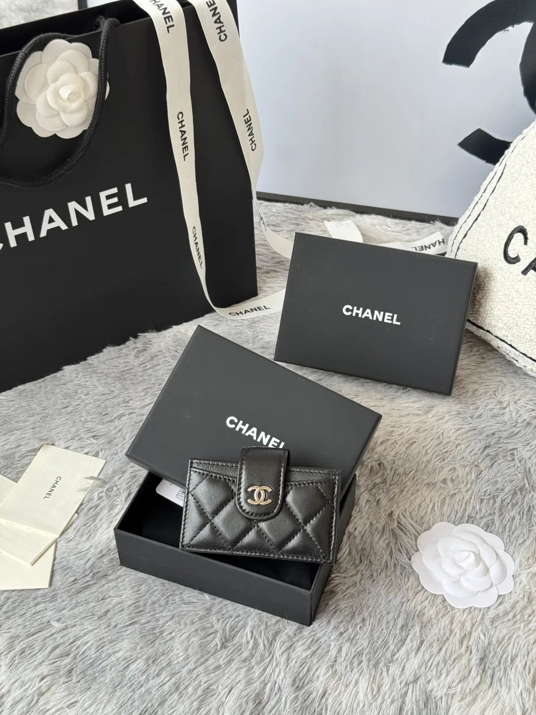 Chanel AP0342 Tweed Cardholder
