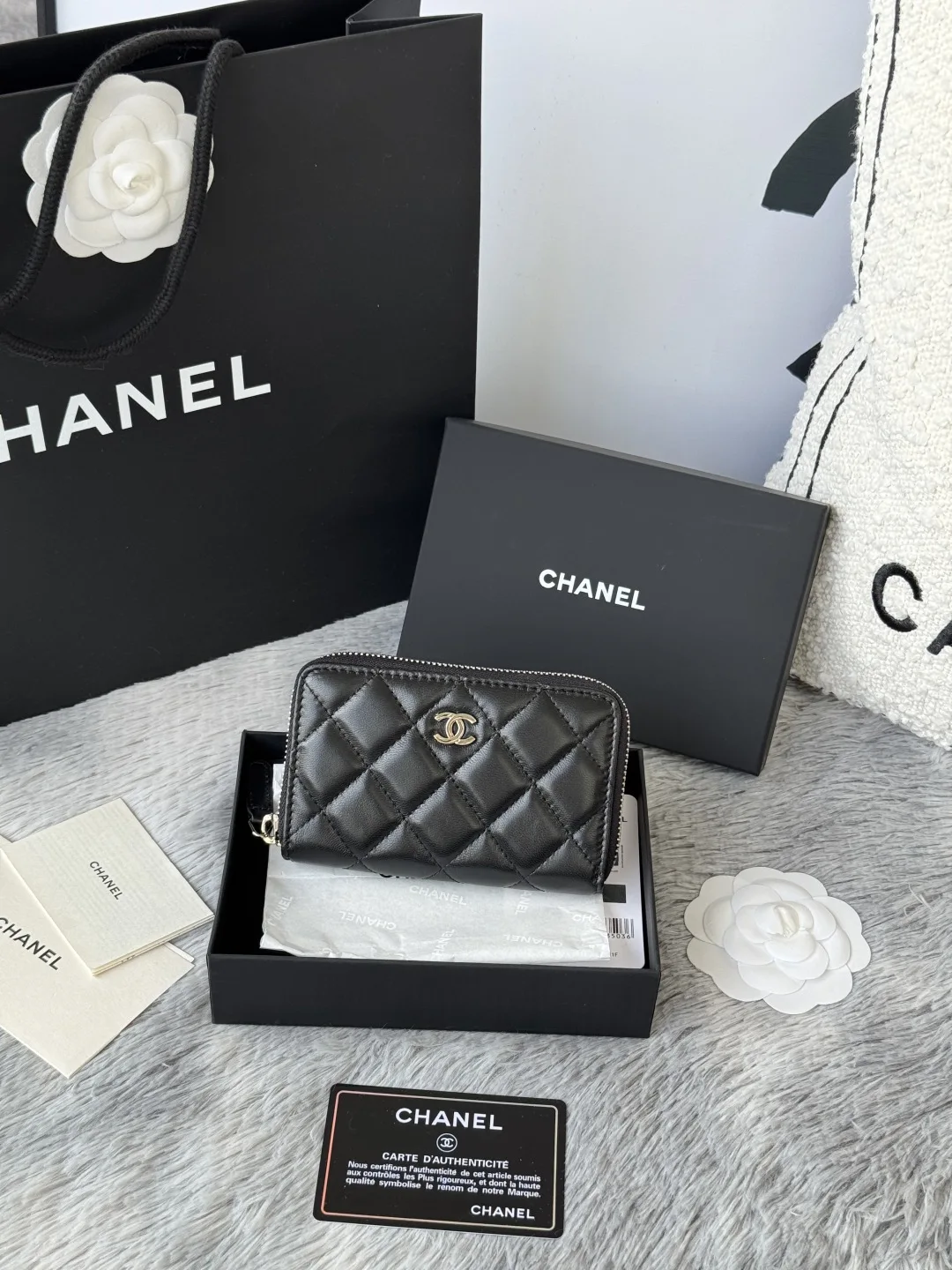 Chanel 3686 Medium Oversized Zipper Pouch