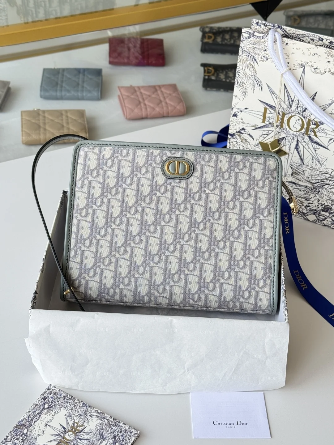 Dior S2107UTZQ-M928-TU Montaigne 30 Clutch Bag