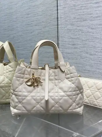 Medium Toujours Handbag in Light Ivory Replica Dior womens bags