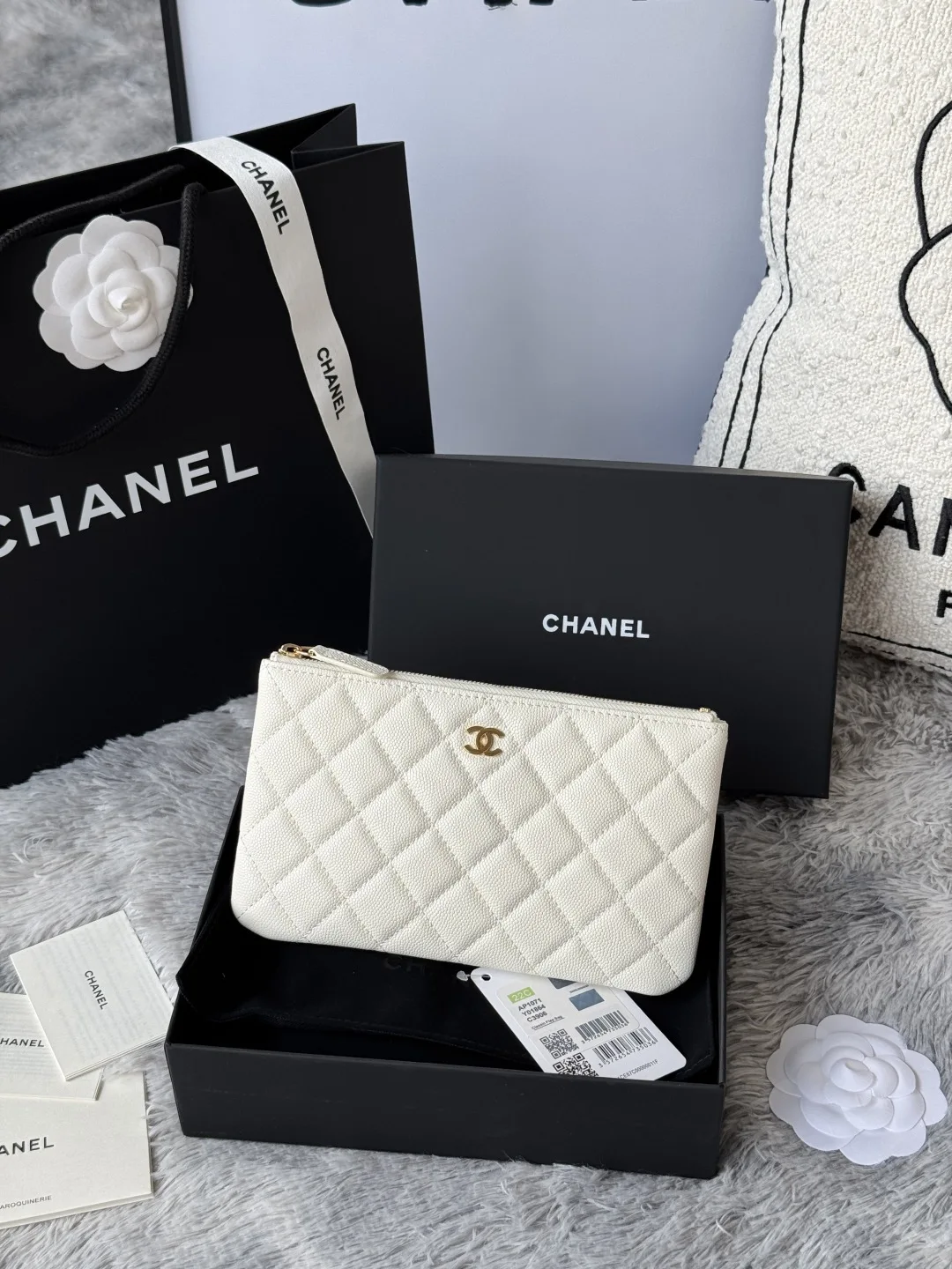 Chanel AP1071 New Ball Grain Diamond Pattern Coin Purse Clutch