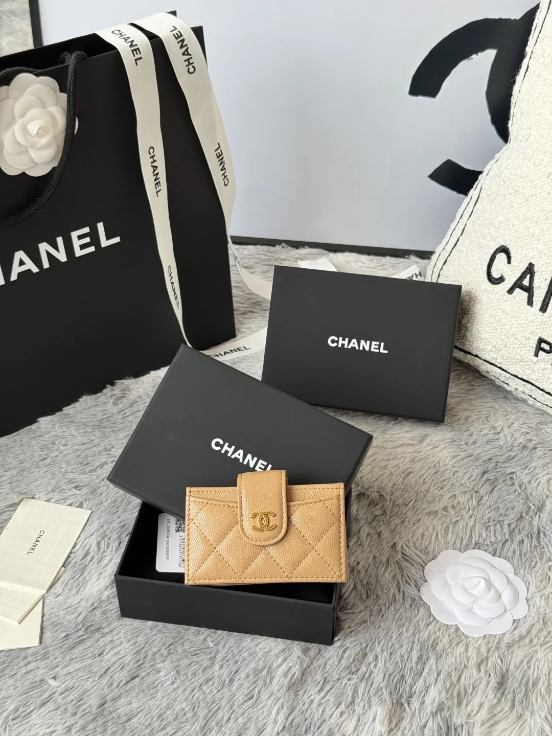 Chanel AP0342 Tweed Cardholder