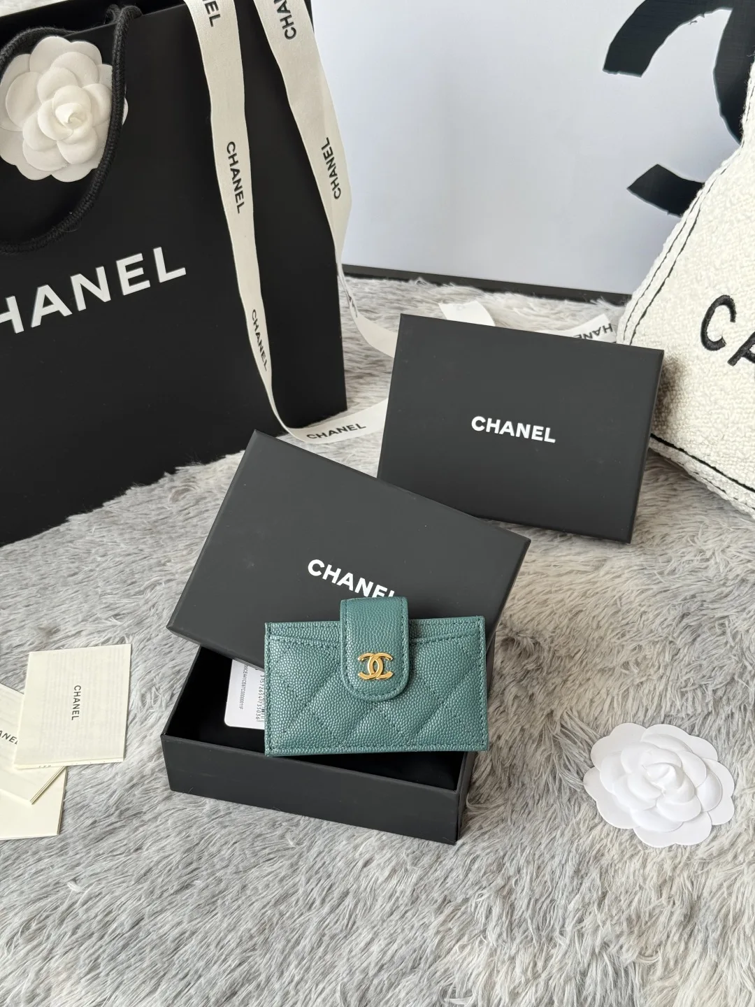 Chanel AP0342 Tweed Card Holder