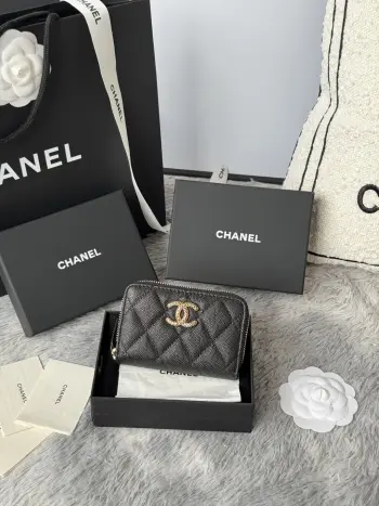AP3185 Zipper Card Holder Coin Purse Replica Chanel wallets