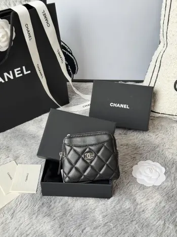 AP2061 Calfskin Chanel Coin Purse Replica Chanel wallets