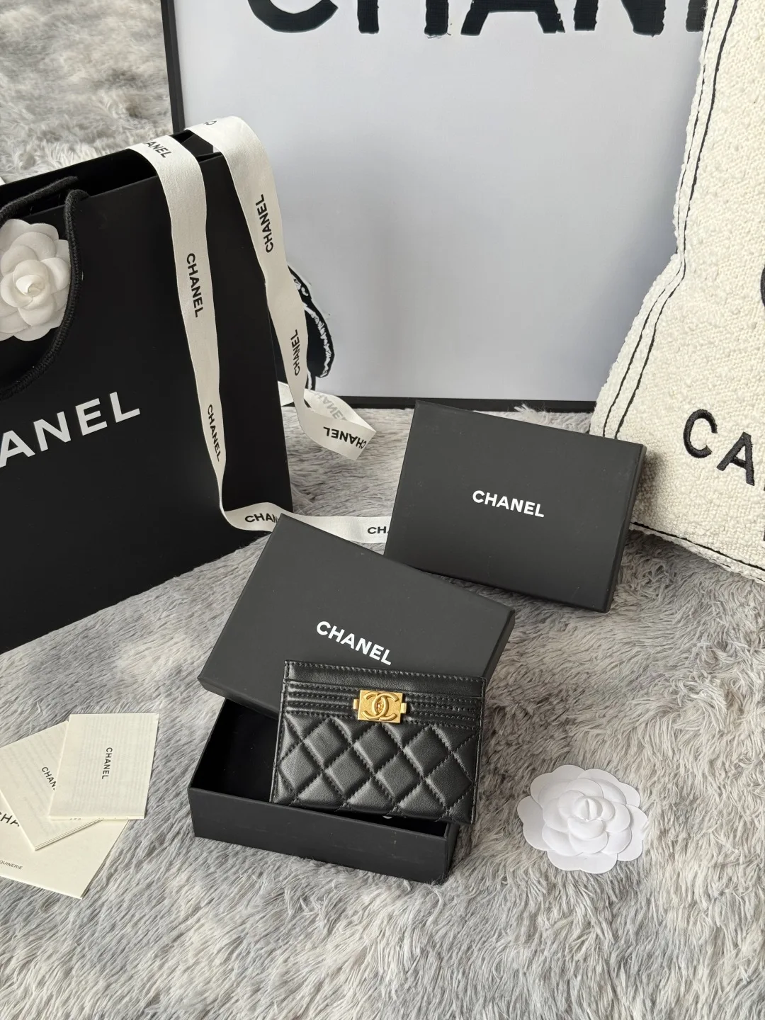 Chanel 84431 New Le Boy Cardholder Chanel 84431 New Le Boy Cardholder