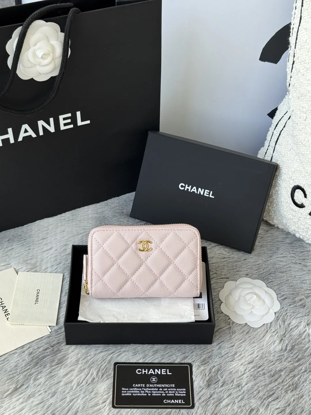 Chanel 3686 Medium Oversized Zipper Pouch