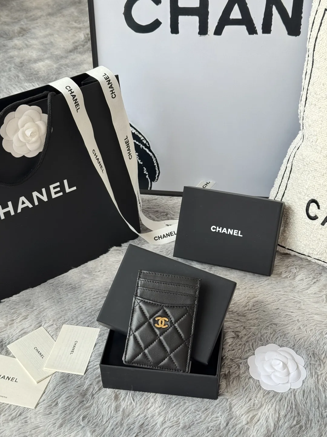 Chanel AP0223 Ultra Mini Lambskin Card Holder
