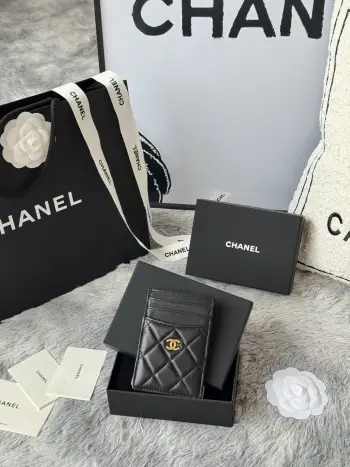 AP0223 Ultra Mini Lambskin Card Holder Replica Chanel wallets