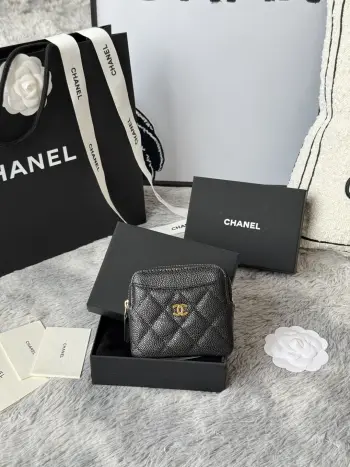 AP2061 Calfskin Chanel Coin Purse Replica Chanel wallets