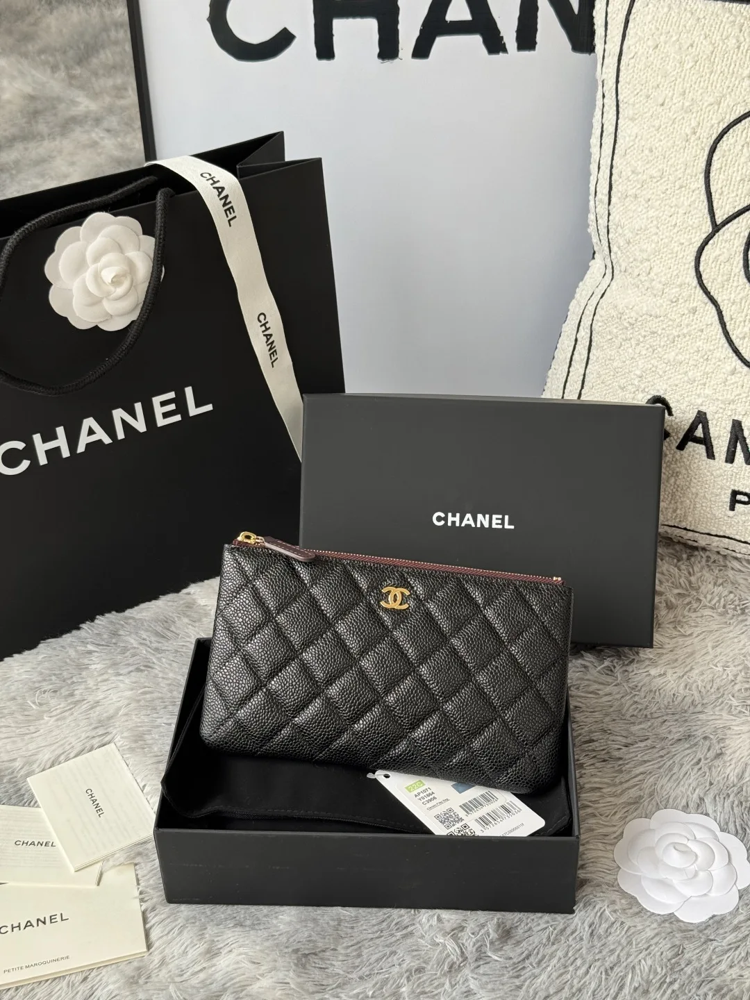 Chanel AP1071 New Ball Grain Diamond Pattern Coin Purse Clutch