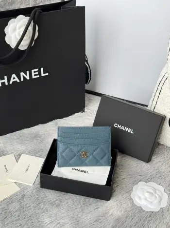 AP4472 2025 calfskin card holder Replica Chanel wallets