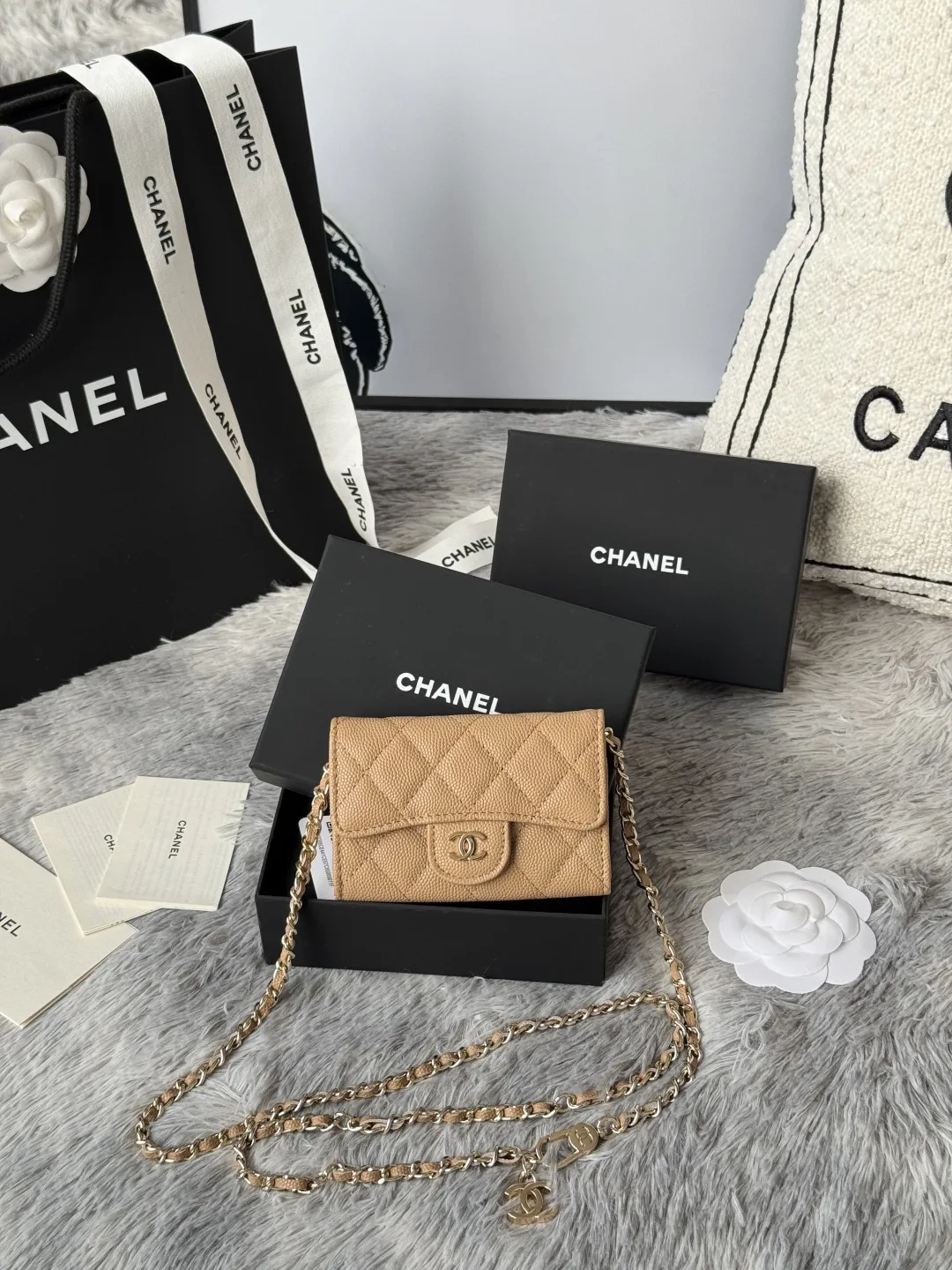 Chanel A81081 New Waist Bag Crossbody Coin Purse Chanel A81081 New Waist Bag Crossbody Coin Purse