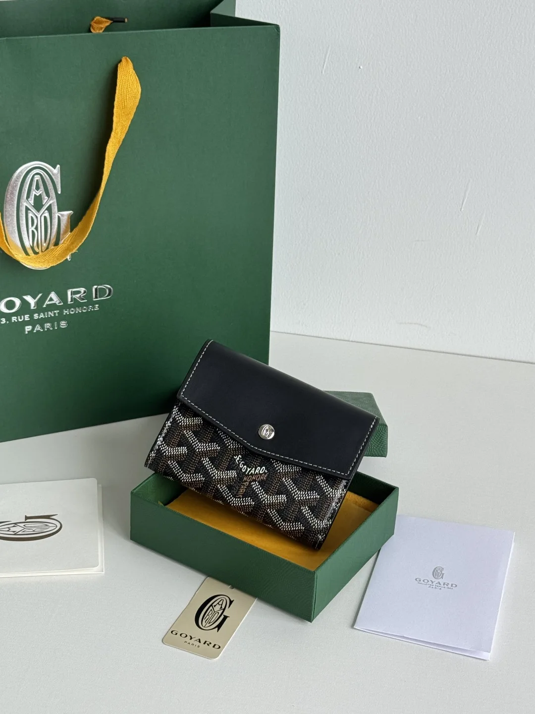 Goyard 3319 Saint-Gabriel Envelope Trifold Wallet