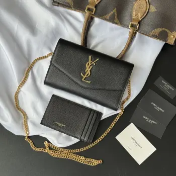 607788 Uptown Mini Envelope Clutch Replica SAINT LAURENT wallets