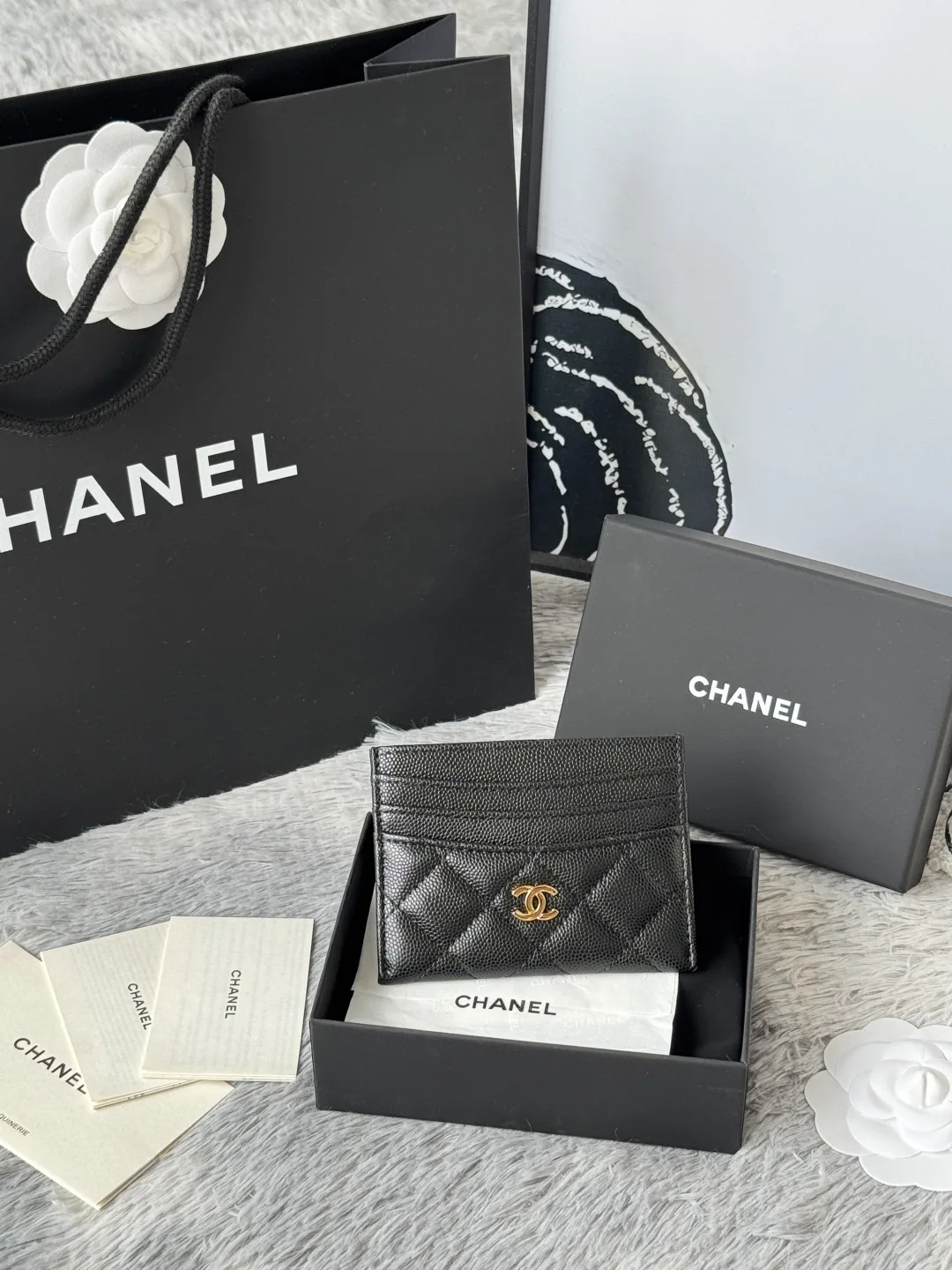 Chanel AP4472 2025 New Lambskin Cardholder