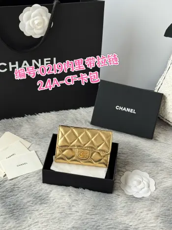 0219 2025 New Arrivals CF Card Holder Replica Chanel wallets