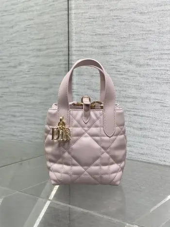 Sweet Pink Toujours Vertical Mini Handbag Replica Dior womens bags