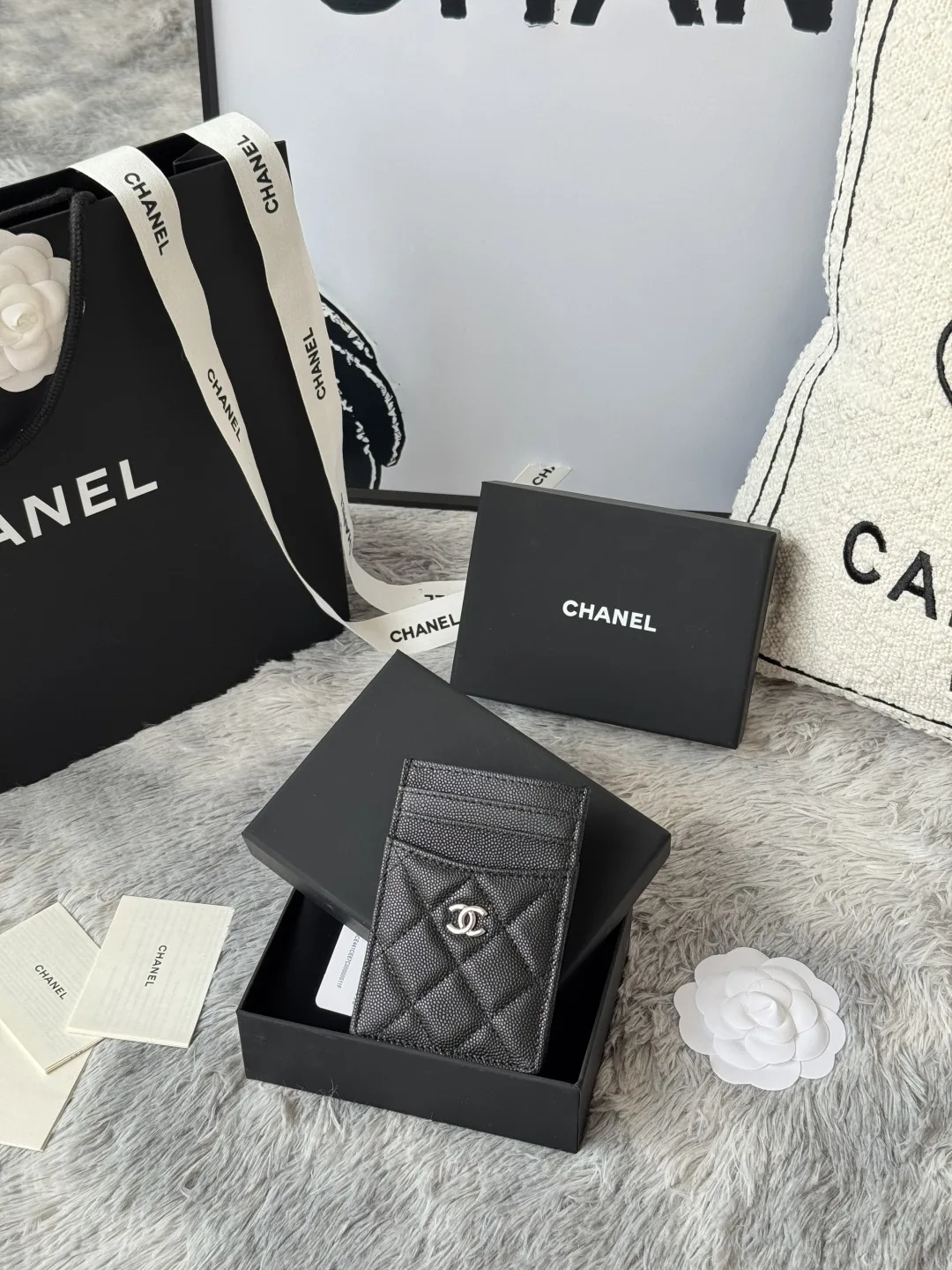 Chanel AP0223 Super Mini Lambskin Card Holder
