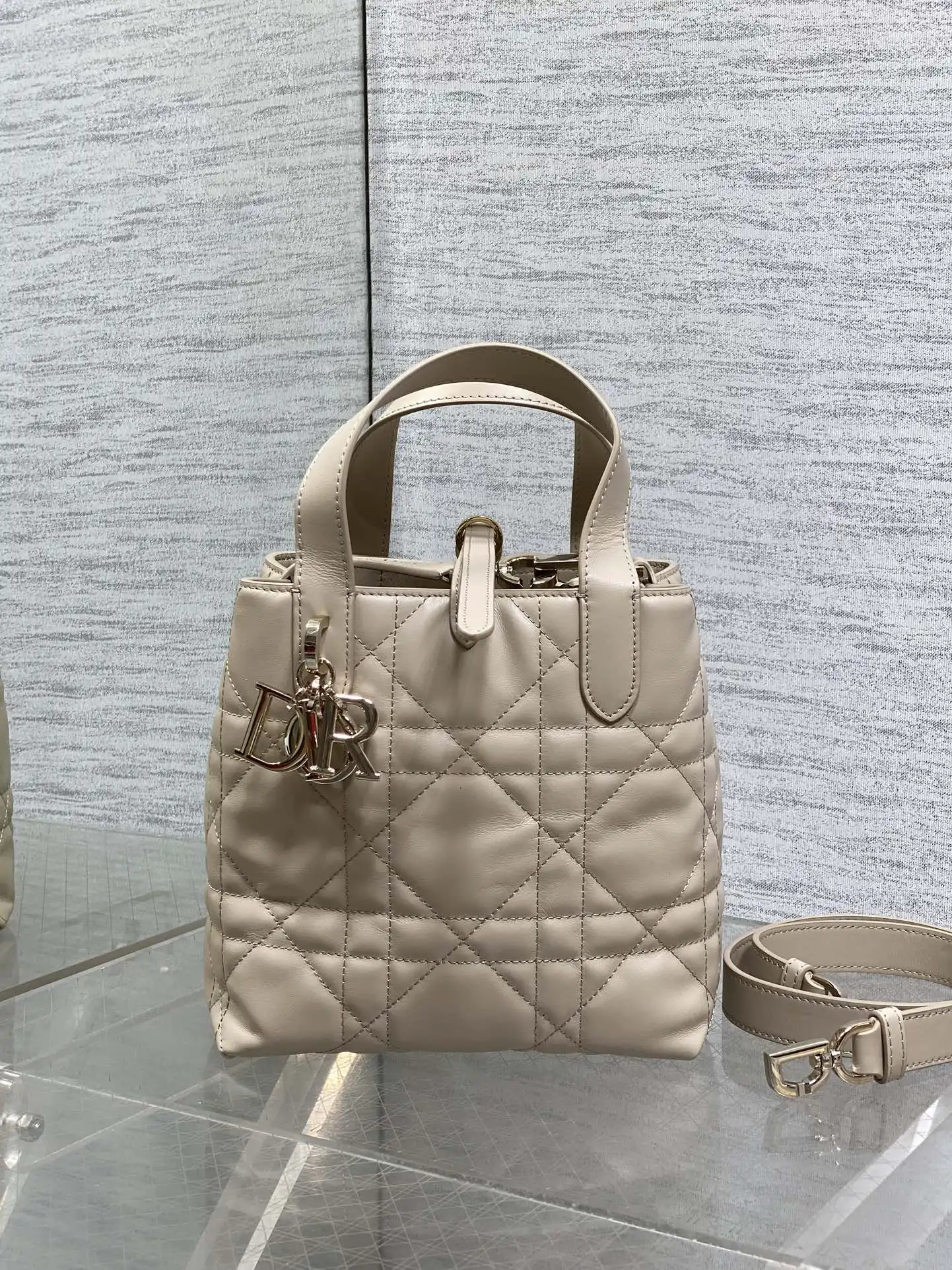 Dior Rouge Grenat Toujours Vertical Small Handbag