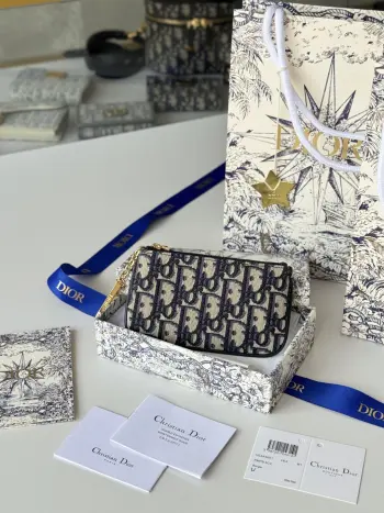 S2177UWHC_M30G 2024 Spring Summer Coin Purse Key Case Replica Dior wallets