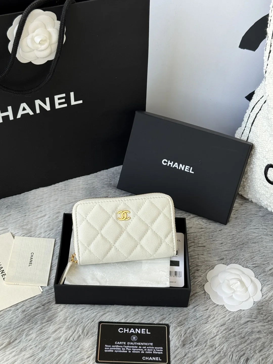 Chanel 3686 Medium Oversized Zipper Pouch