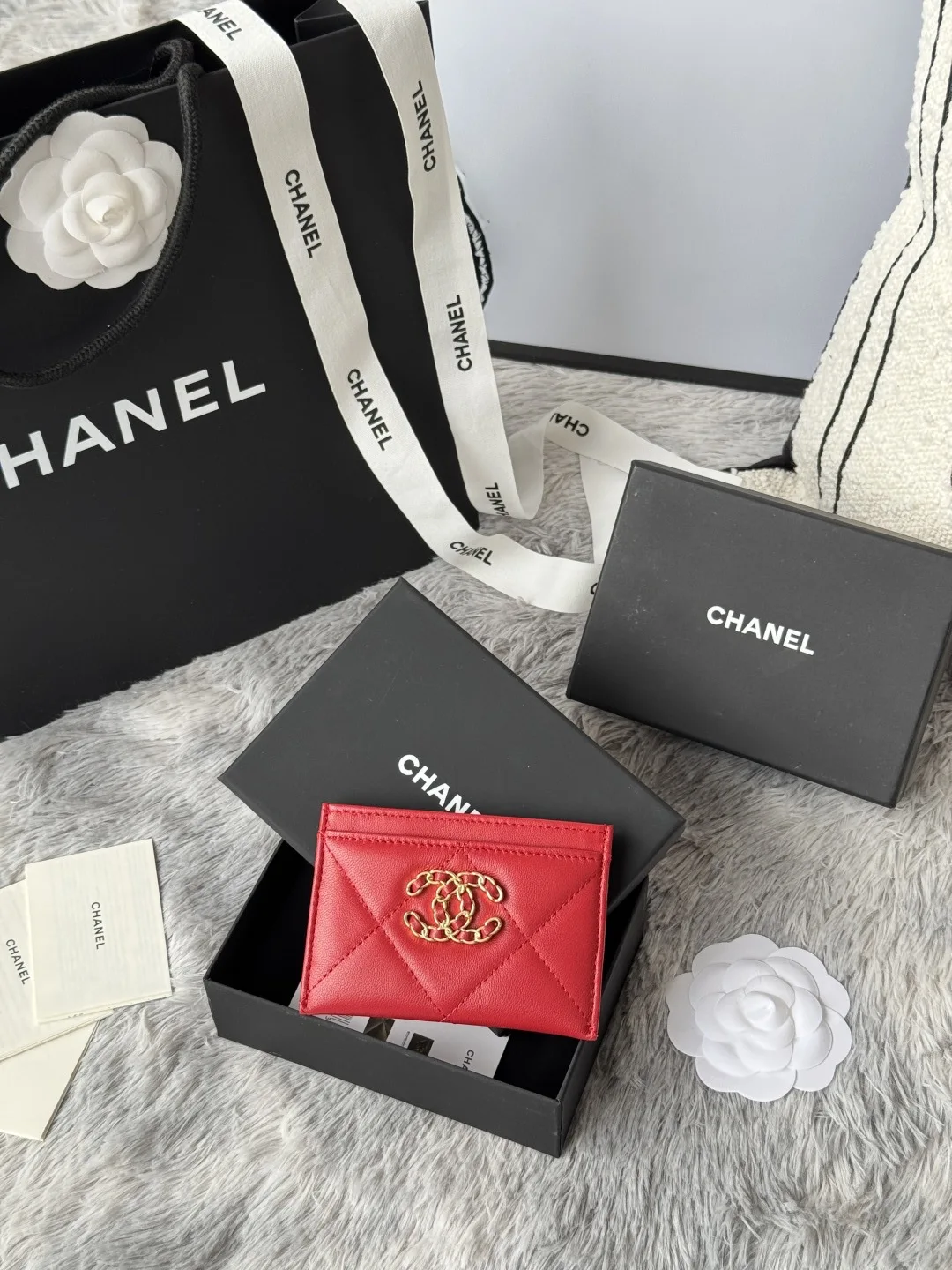 Chanel AP1167 Embroidered Argyle Cardholder Chanel AP1167 Embroidered Argyle Cardholder
