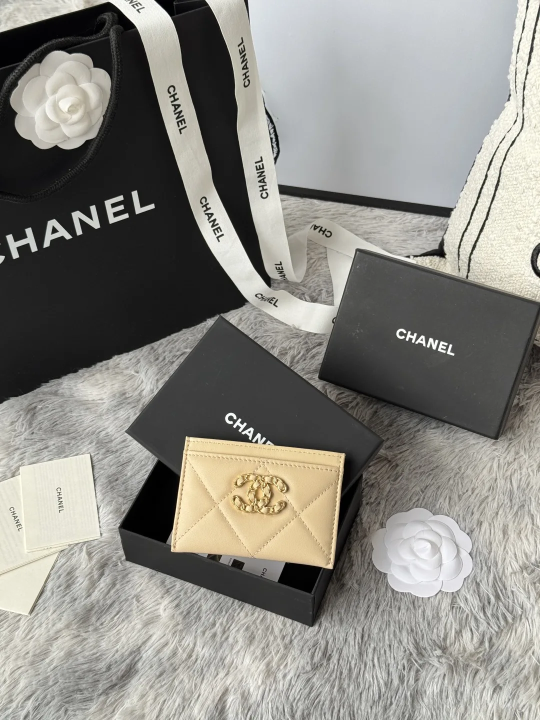 Chanel AP1167 Embroidered Argyle Cardholder Chanel AP1167 Embroidered Argyle Cardholder
