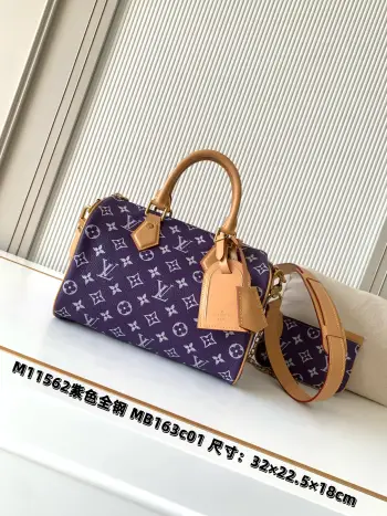 M11562 Purple Speedy P9 Bandouliere 25 handbag Replica Louis Vuitton travel bags