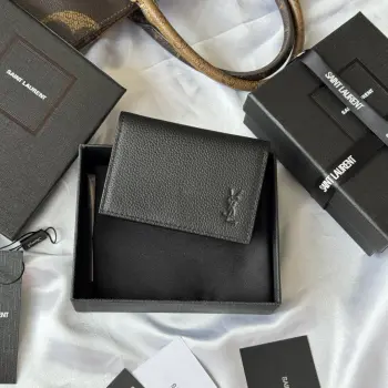 693492 2025 Fall Winter New Collection Card Holder Wallet Replica SAINT LAURENT wallets