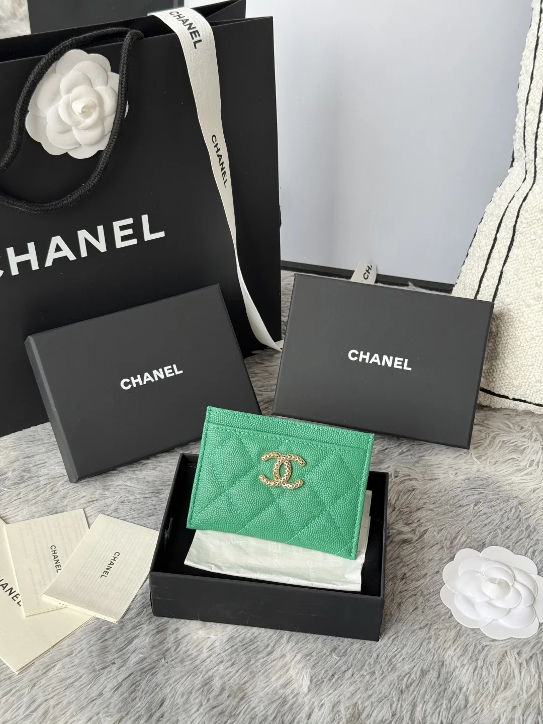 Chanel AP3188 Ball Pattern Hollow Card Holder