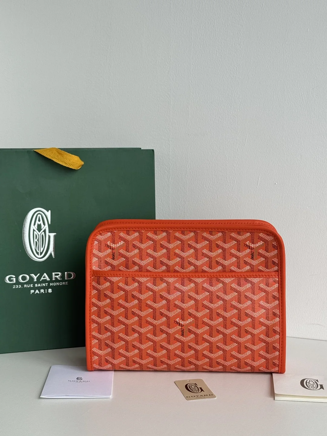 Goyard 020802 Jouvence Toiletry Bag Clutch Goyard 020802 Jouvence Toiletry Bag Clutch
