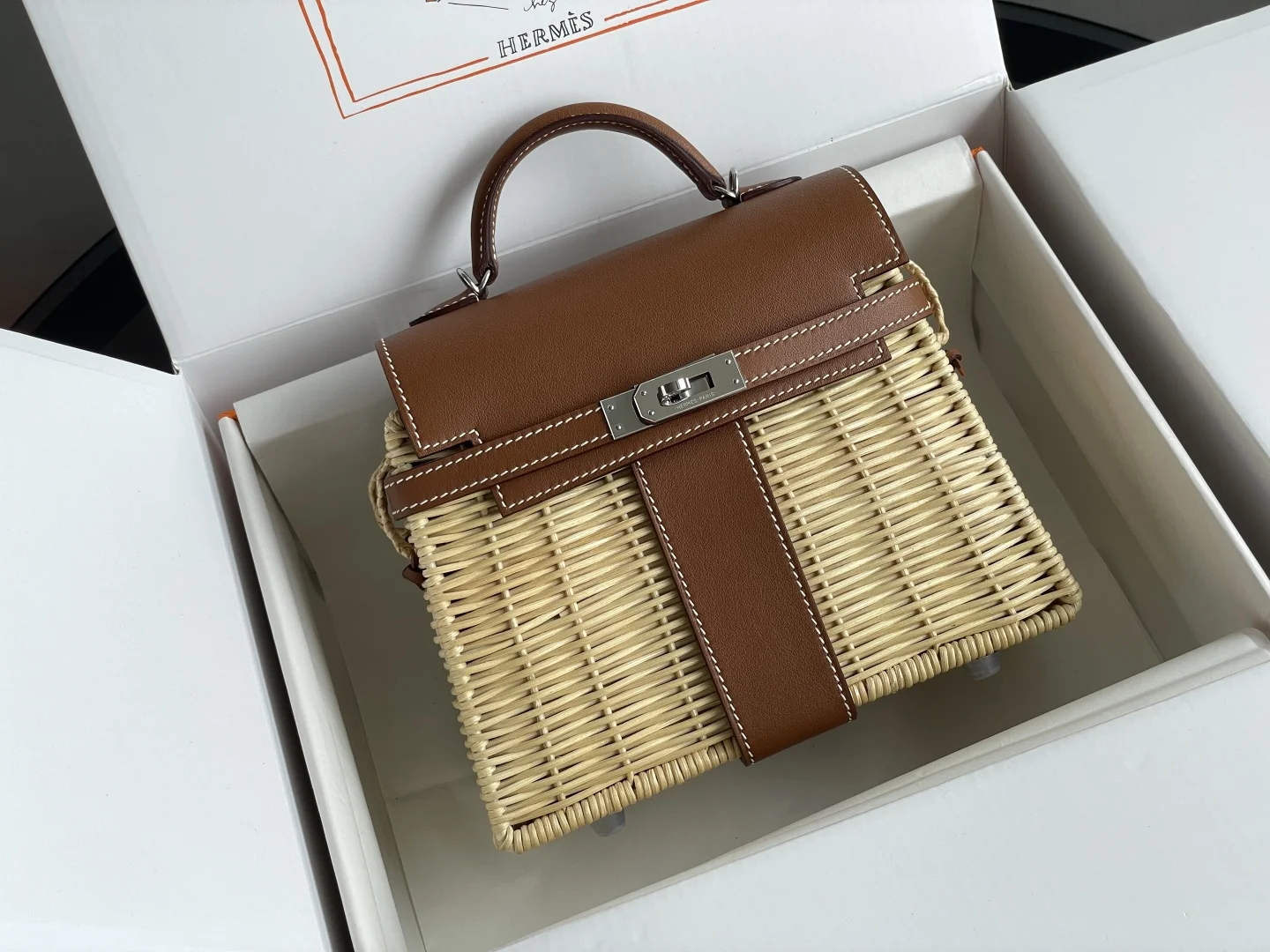 Hermes Kelly Picnic 20cm Handbag