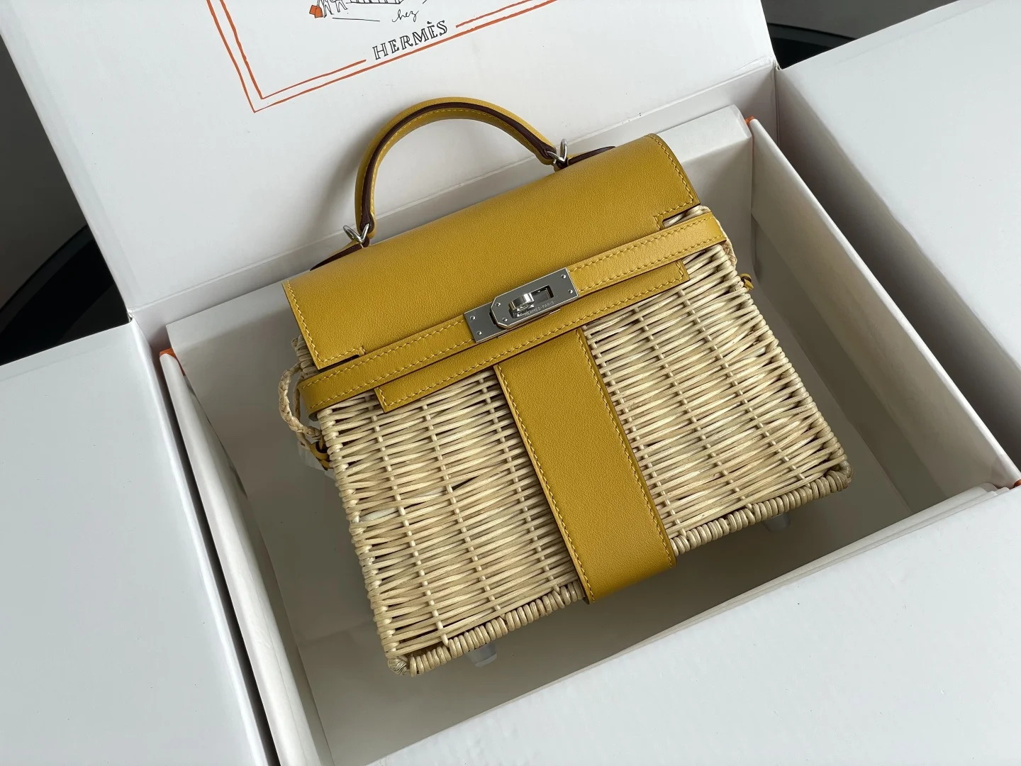 Hermes Kelly Picnic 20cm Handbag