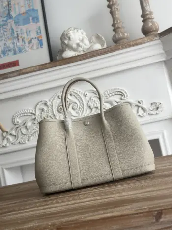 Garden Party handbag in Ntogo leather for women Replica Hermes womens bags