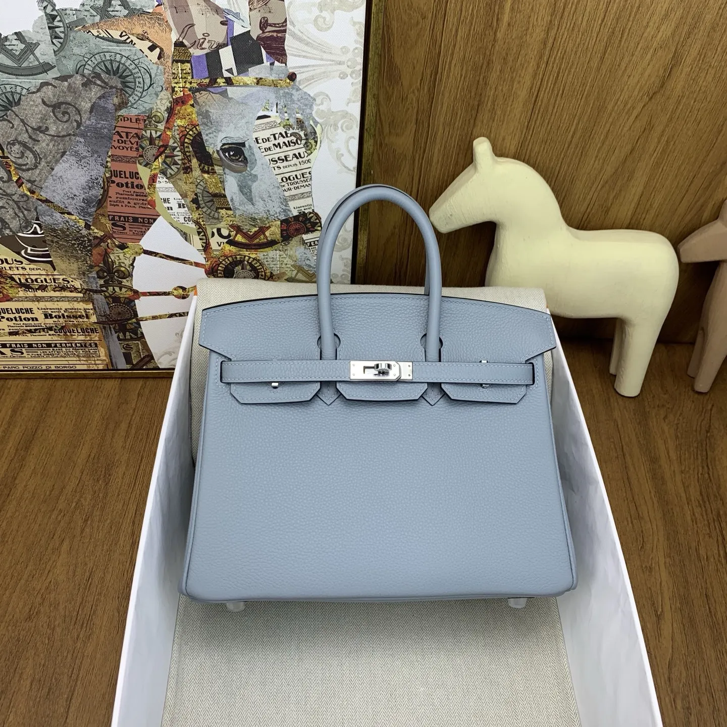 Hermes Birkin 25cm Togo Classic Handbag