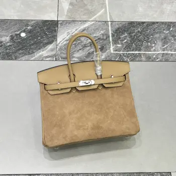 Birkin 25 Swift Suede Handbag Replica Hermes womens bags