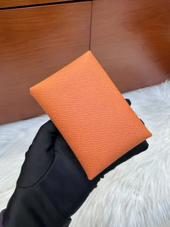 Calvi Duo card holder Epsom coin purse Replica Hermes wallets