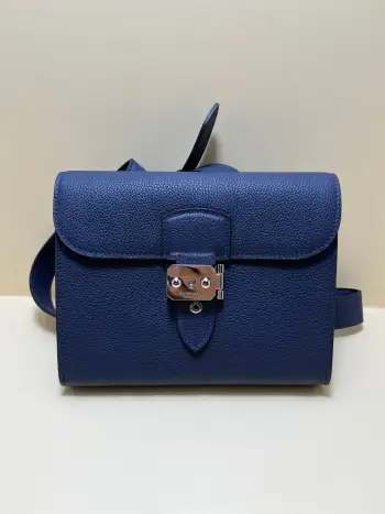 Sac a Depeches Portfolio Crossbody Bag with Combination Lock 21cm Replica Hermes mens bags